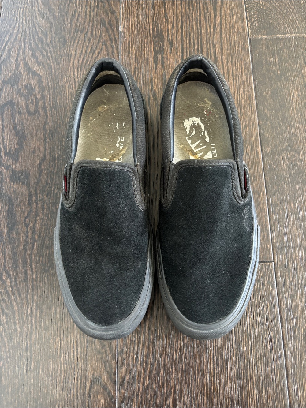 Black Slip-On Suede Vans